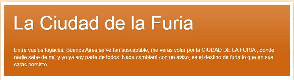 La Ciudad de la Furia La Ciudad de la Furia